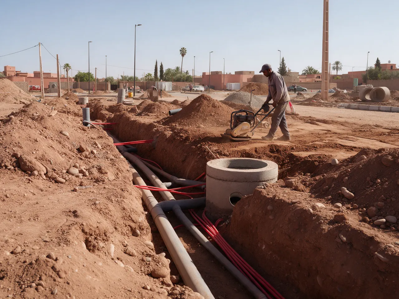 VRD : Qu'est-ce que les voiries et réseaux divers dans un projet de construction ?